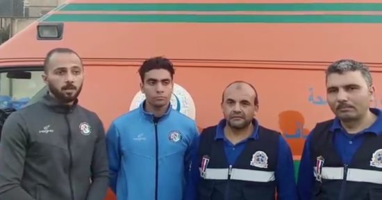 تفاصيل إنقاذ لاعب سبورتنج من الموت عقب ابتلاع لسانه فى مباراة شبين الكوم