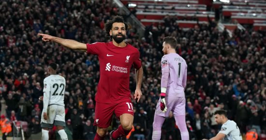 محمد صلاح يحرز هدف ليفربول الرابع أمام مان يونايتد فى الدقيقة 66.. فيديو