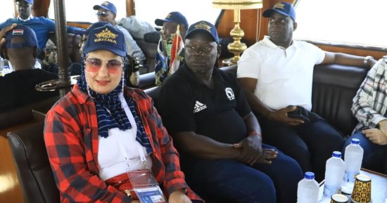 جولة تفقدية لوفد الكاف فى قناة السويس على هامش بطولة أمم أفريقيا