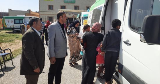 الكشف على 529 مواطنا بقافلة طبية لقرية "الدعاء" فى بلطيم ضمن حياة كريمة