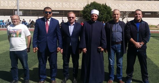 المركز الثقافى الروسى بالإسكندرية يشارك فى بطولة كرة قدم مع المنطقة الأزهرية