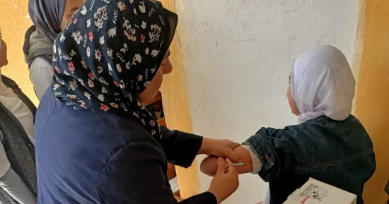 انطلاق حملة طرق الأبواب للتطعيم ضد فيروس كورونا في الدقهلية