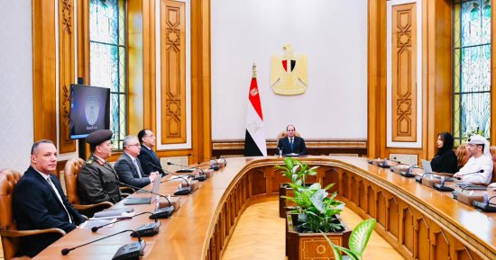 أكد اعتزاز مصر بعلاقاتها مع الإمارات..الرئيس السيسي يستقبل رئيس موانئ أبو ظبى..إنفوجراف