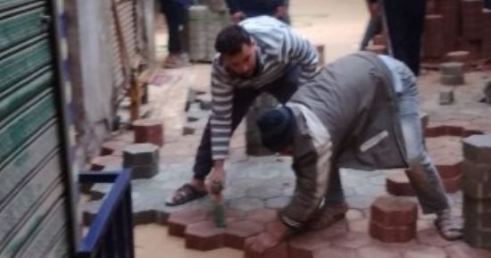 إنارة الطرق ورصف بالانترلوك أبرز مشروعات خدمية منفذة فى أبو كبير بالشرقية