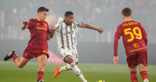 التعادل السلبي يحسم شوط روما ضد يوفنتوس في الدوري الإيطالي