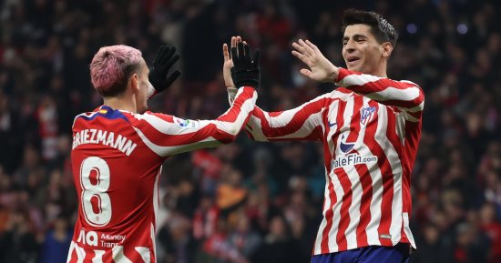 ملخص وأهداف مباراة أتلتيكو مدريد ضد إشبيلية في الدوري الإسباني