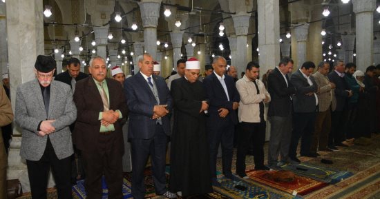 محافظ الغربية يشهد احتفال ليلة النصف من شعبان بالمسجد الأحمدى