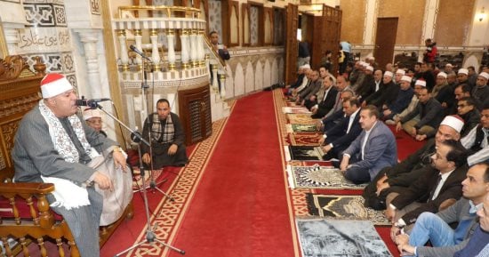محافظ المنوفية يشهد الاحتفال بليلة نصف شعبان بمسجد الرؤوف الرحيم بشبين الكوم