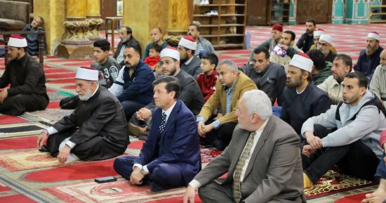 أوقاف دمياط تحتفل بليلة النصف من شعبان بمسجد البحر.. صور
