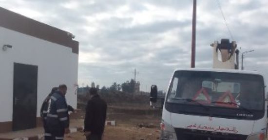 وحدة مرور وإنارة الشوارع.. أبرز مشروعات خدمية بمركز صان الحجر