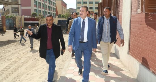 محافظ المنوفية يتابع الأعمال الإنشائية لمجمع مواقف سيارات الأجرة النموذجى بأشمون