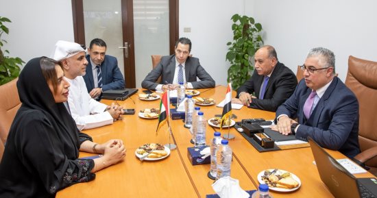 رئيس اقتصادية قناة السويس يلتقى رئيس القطاع الدولى لموانئ أبو ظبى لبحث سبل التعاون