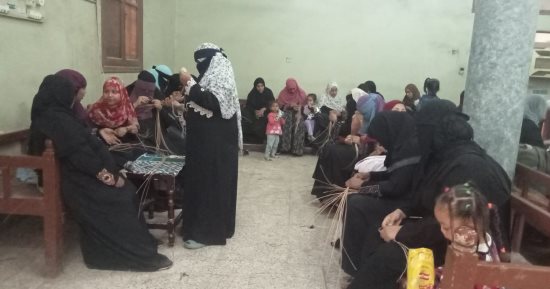 تدريب السيدات والفتيات بأسوان ضمن المشروع القومى لتنمية الأسرة 