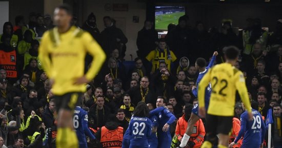 تشيلسي يثأر من بروسيا دورتموند ويعبر لدور ربع نهائى دوري أبطال أوروبا.. فيديو
