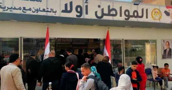 افتتاح منافذ بيع السلع المخفضة بالتبين وحلوان استعدادا لاستقبال شهر رمضان