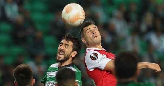 أرقام أرسنال وسبورتنج لشبونة فى الدورى الأوروبى قبل صدام إياب دور الـ16.. إنفوجراف