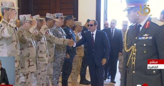 الرئيس السيسى يصل مقر انعقاد الندوة التثقيفية بمناسبة يوم الشهيد