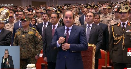 الرئيس السيسي للمصريين: "نخلى بالنا من البلد.. والخراب ما يتكررش تانى"