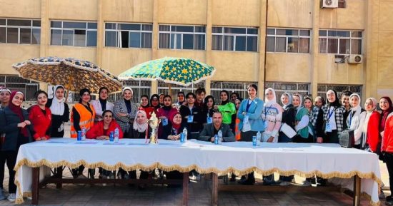 جامعة الزقازيق تختتم مهرجان الأسر الطلابية بتربية رياضية بنات