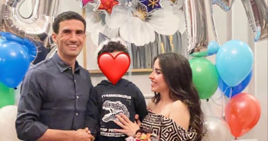 محمد عواد يحتفل بعيد ميلاد نجله قبل مواجهة إنبى