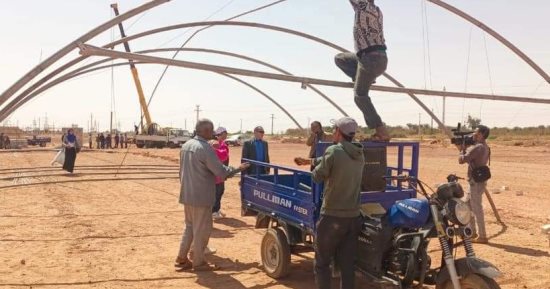 مركز بلاط بالوادى الجديد ينفذ حملات سحب فوري لأراضى المشروعات غير الجادة في التنفيذ