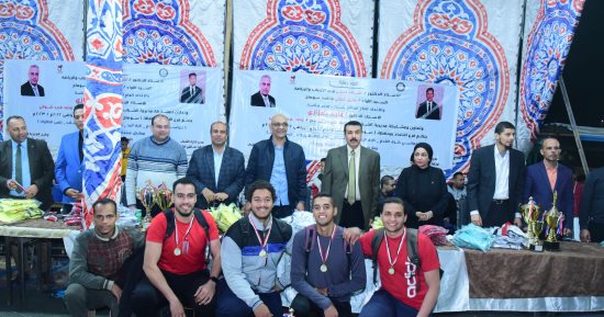 ختام الأنشطة والتصفيات النهائية للمسابقات الرياضية لاتحاد مراكز شباب مصر بسوهاج