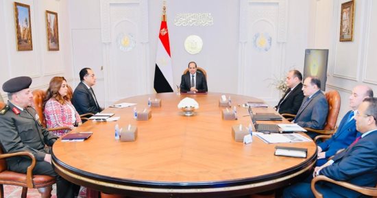 الرئيس السيسي يوجه بمواصلة العمل المكثف لإنجاح مشروع مدينة الأثاث بدمياط