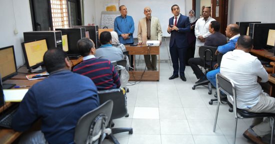 نائب محافظ قنا يتابع المرحلة الثانية من تدريب حصر أملاك الدولة