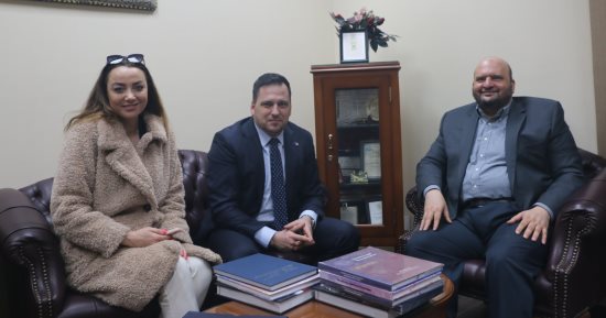مستشار مفتي الجمهورية يستقبل وفدًا رفيع المستوى من البرلمان الأوروبي