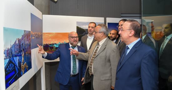 افتتاح معرض "جسر رقمى بين مصر وإيطاليا" بمكتبة الإسكندرية.. صور