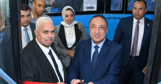 15 أتوبيسًا كهربائيًا صديقًا للبيئة تنطلق فى الإسكندرية بدءًا من غد.. صور