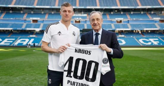 أكثر اللاعبين خوضًا للمباريات فى تاريخ ريال مدريد.. كروس يصل لـ400 مباراة