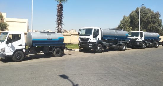 شركة مياه القناة تدعم أسطولها الميكانيكى بمعدات جديدة.. تفاصيل