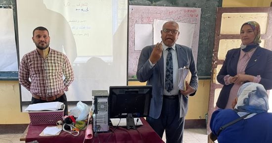 مدير تعليم نجع حمادى يتابع تدريب 201 مرشح للتعاقد فى مسابقة 30 ألف معلم