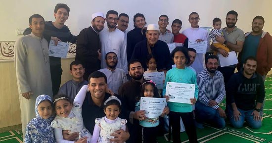 حفل توزيع جوائز مسابقة القرآن الكريم بمسجد جنة الفردوس بمدينة الشروق..صور