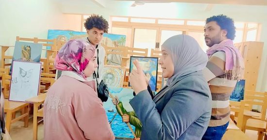 ختام تصفيات مهرجان إبداع التمهيدي للرسم والتصوير الزيتي بكفر الشيخ.. صور