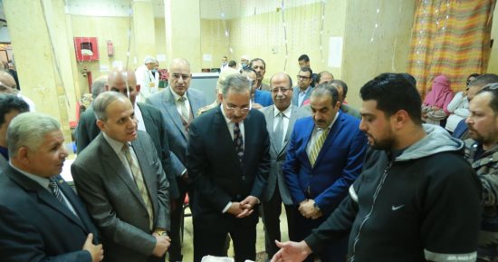 افتتاح معرض منتجات التعليم الفنى الزراعى بكفر الشيخ وطرحها بأسعار مخفضة