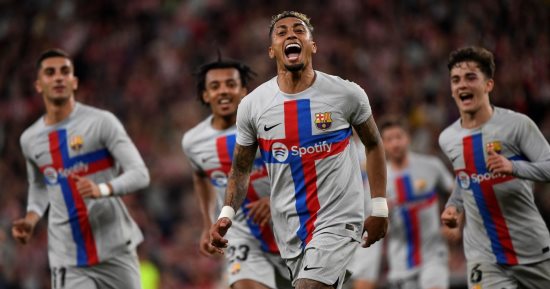 برشلونة يؤمن صدارة الدوري الإسباني بفوز مثير على أتلتيك بيلباو.. فيديو