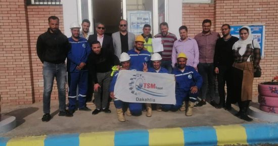 تجديد اعتماد شهادة TSM لمحطة معالجة صرف صحى محلة الدمنة بالدقهلية للمرة الثالثة