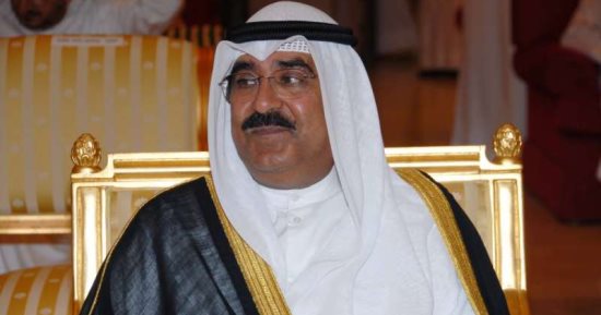 ولى عهد الكويت يستقبل رئيس وزراء لبنان فى مقر إقامته فى لندن