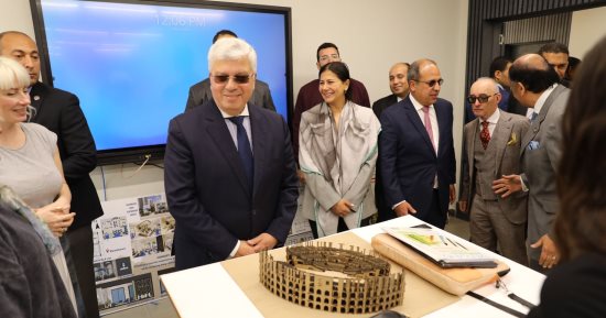 وزير التعليم العالى يفتتح المبنى الجديد لعيادات طب الأسنان بالجامعة البريطانية