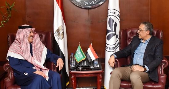 رئيس هيئة الاستثمار يبحث مع سفير السعودية التوسعات الاستثمارية للمملكة بمصر