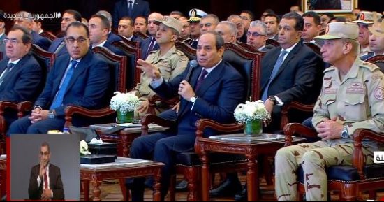 الرئيس السيسي: تكلفة مشروعات المعالجة الثلاثية بالدلتا الجديدة وسيناء كبيرة جدا