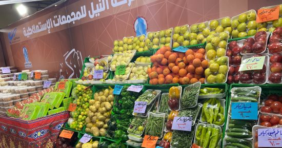 طرح خضراوات وفاكهة بمعرض "أهلا رمضان" الرئيسى بمدينة نصر.. اعرف الأسعار 