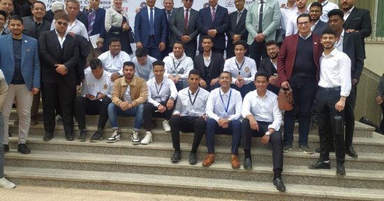 هندسة بترول المنصورة الجديدة تشارك فى المؤتمر الطلابى الأول بجامعة السويس