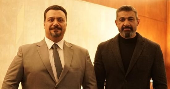 ياسر جلال ومراد مكرم من كواليس "علاقة مشروعة".. صور