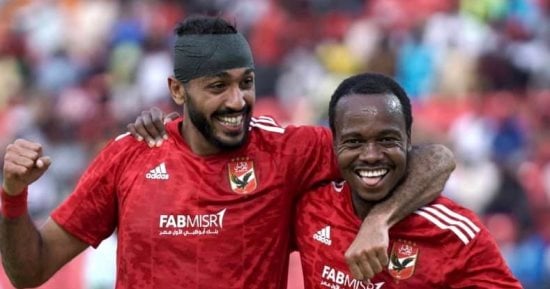 محمود كهربا يتقدم للأهلى فى مرمى القطن الكاميرونى بالدقيقة 24
