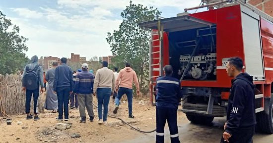 السيطرة على حريق مشتل فى القنطرة غرب بالإسماعيلية دون خسائر بشرية