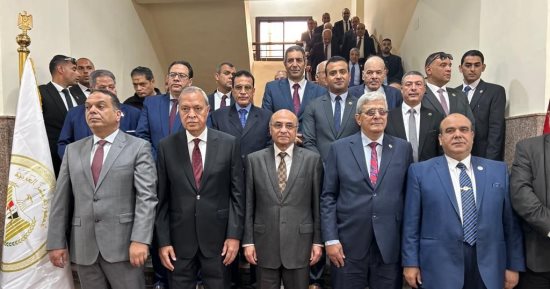 وزير العدل ورئيس النيابة الإدارية يشهدان تدشين منظومة التحول الرقمى ببنها