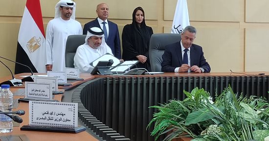 موانئ أبو ظبى: الاستثمارات الضخمة فى مجال النقل بمصر شجعتنا على التعاون..صور